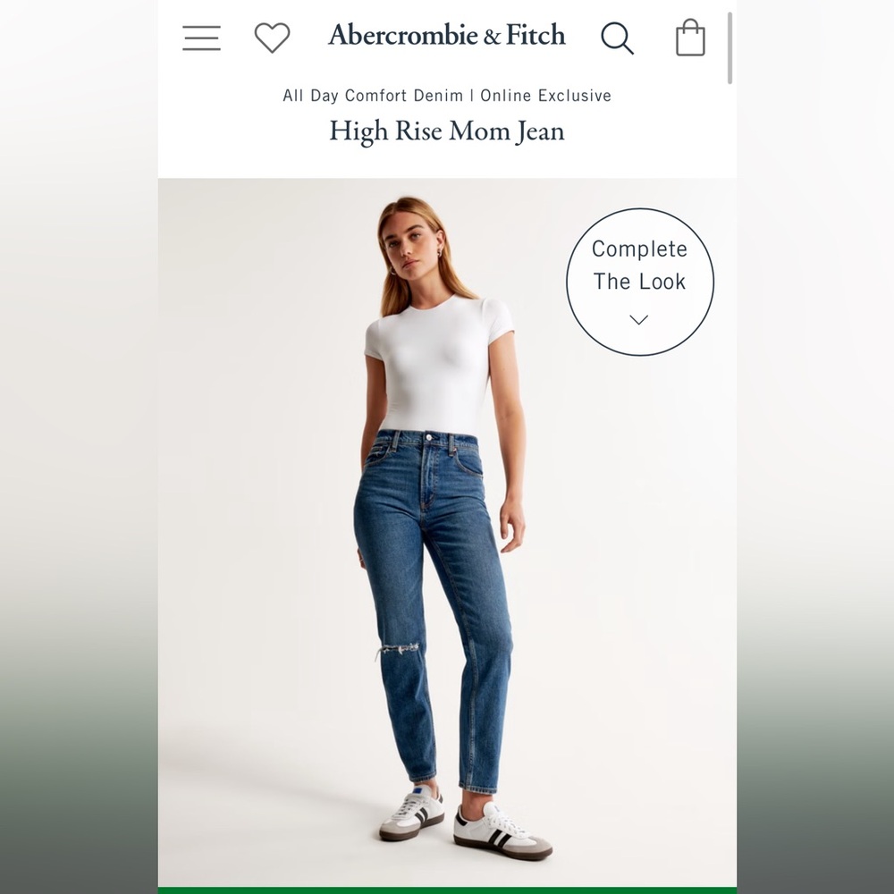 Abercrombie & Fitch High Rise Mom Jeans
